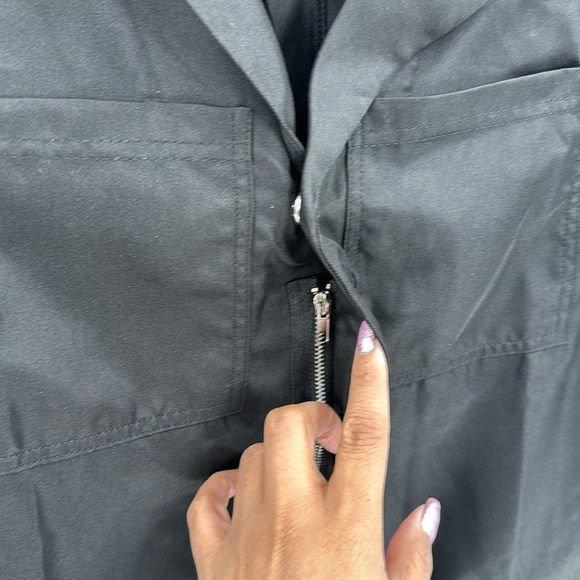 No Brand black polyester jumpsuit versatile artsy casual lightweight new - Picture 5 of 11